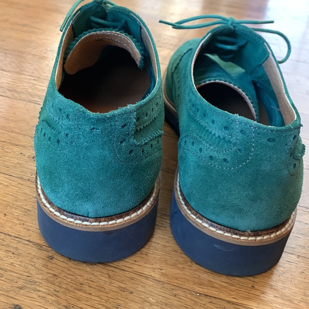 Italian Suede Oxfords - Picture 3 of 11
